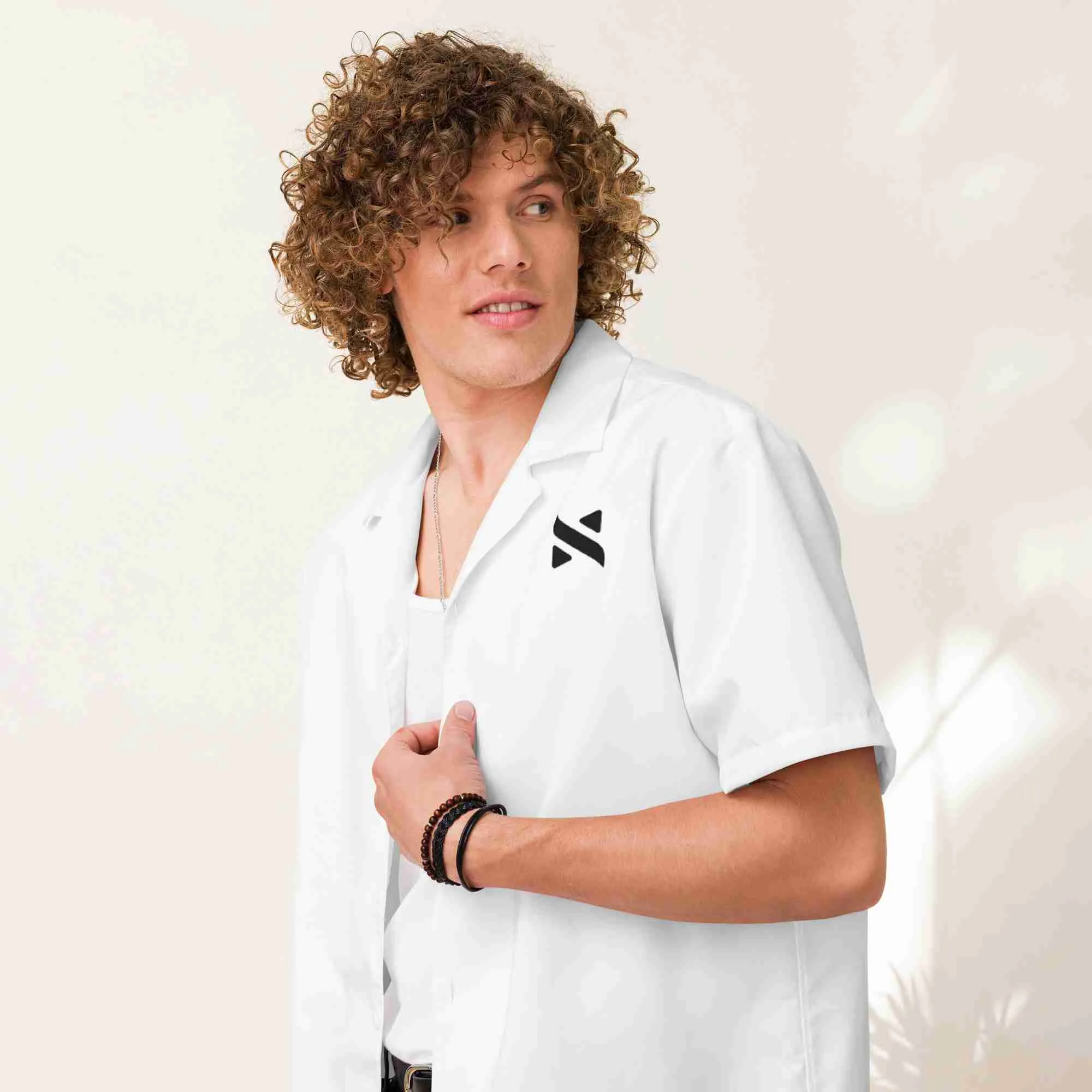 Camicia Unisex con Bottoni