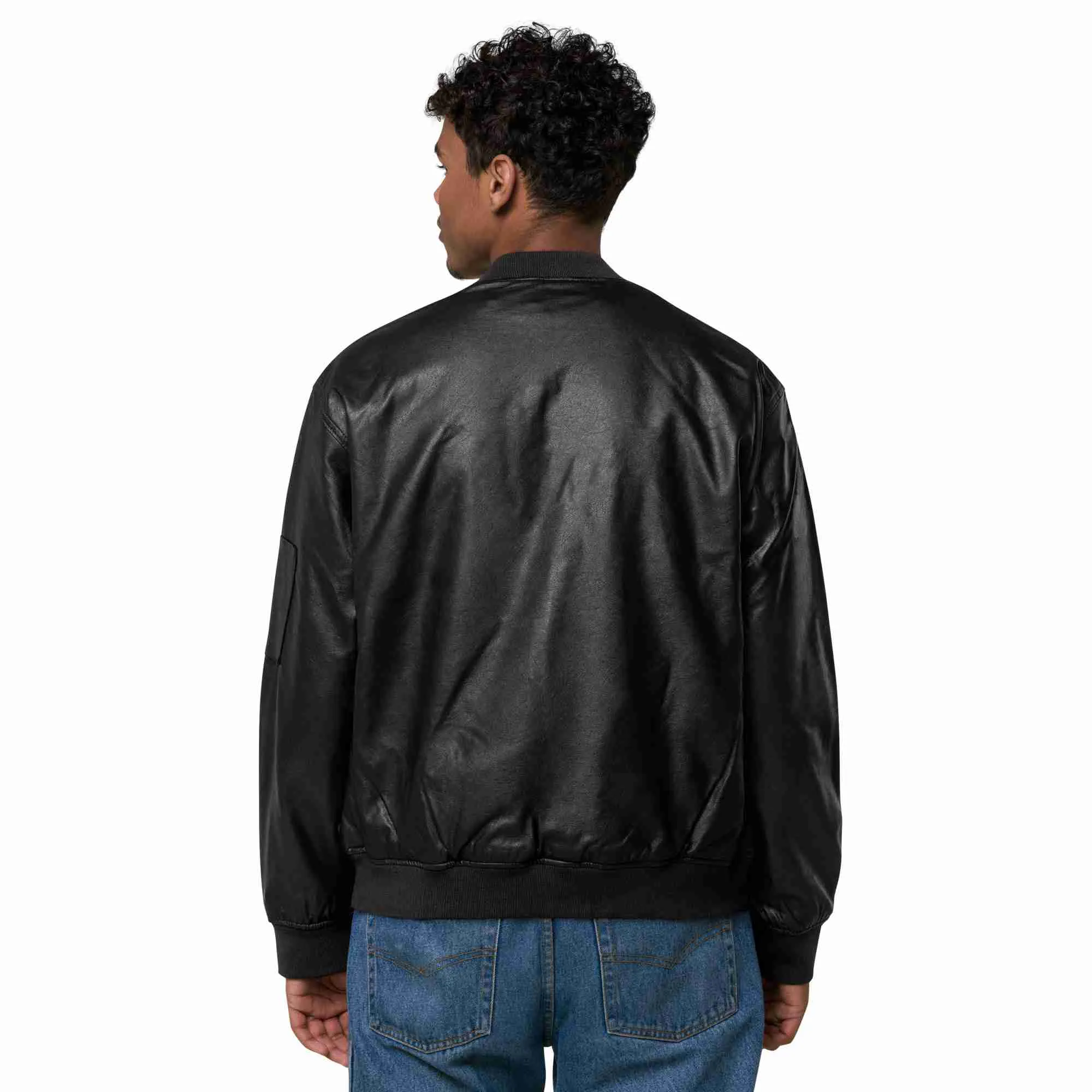 Giacca Bomber in Ecopelle - immagine 8
