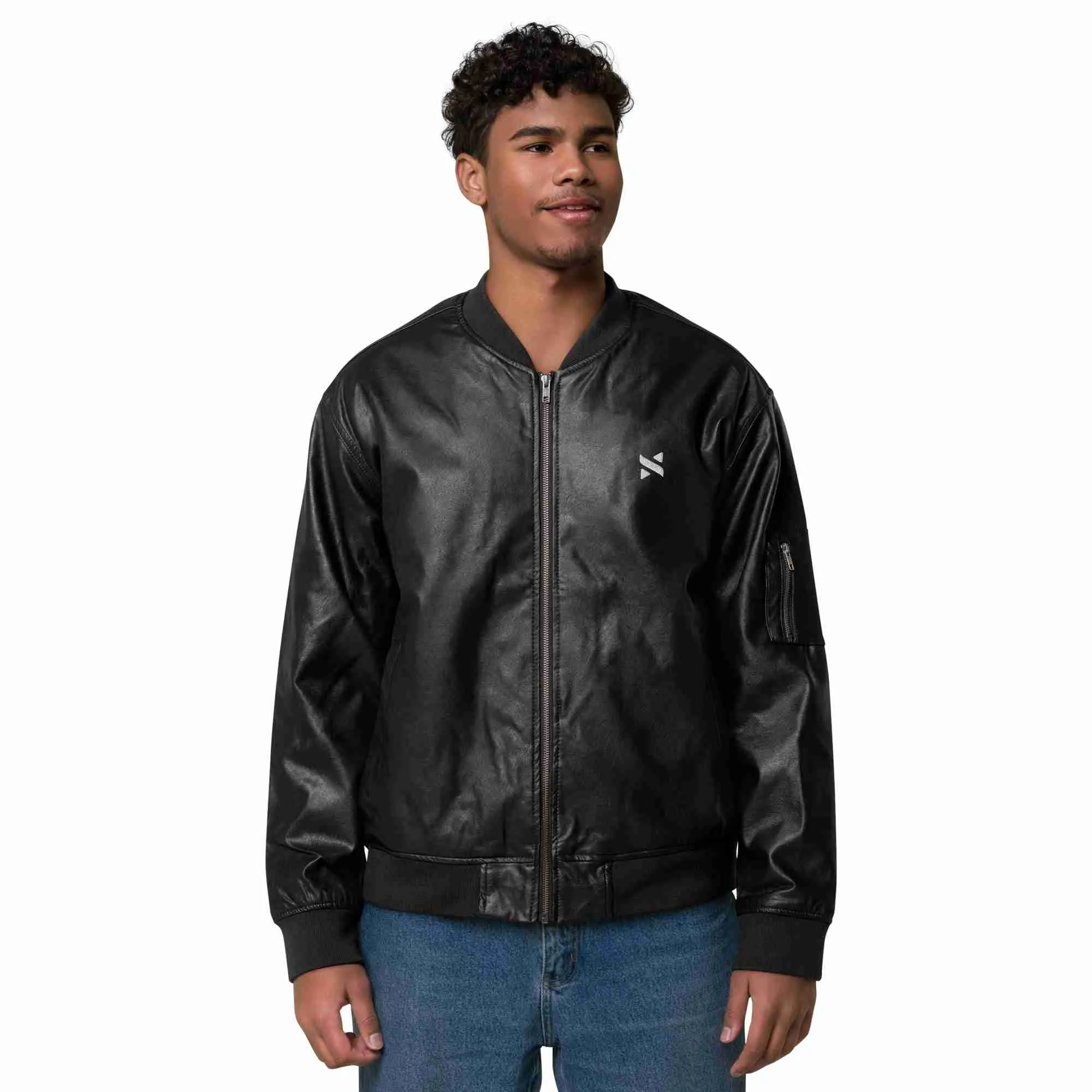 Giacca Bomber in Ecopelle - immagine 2