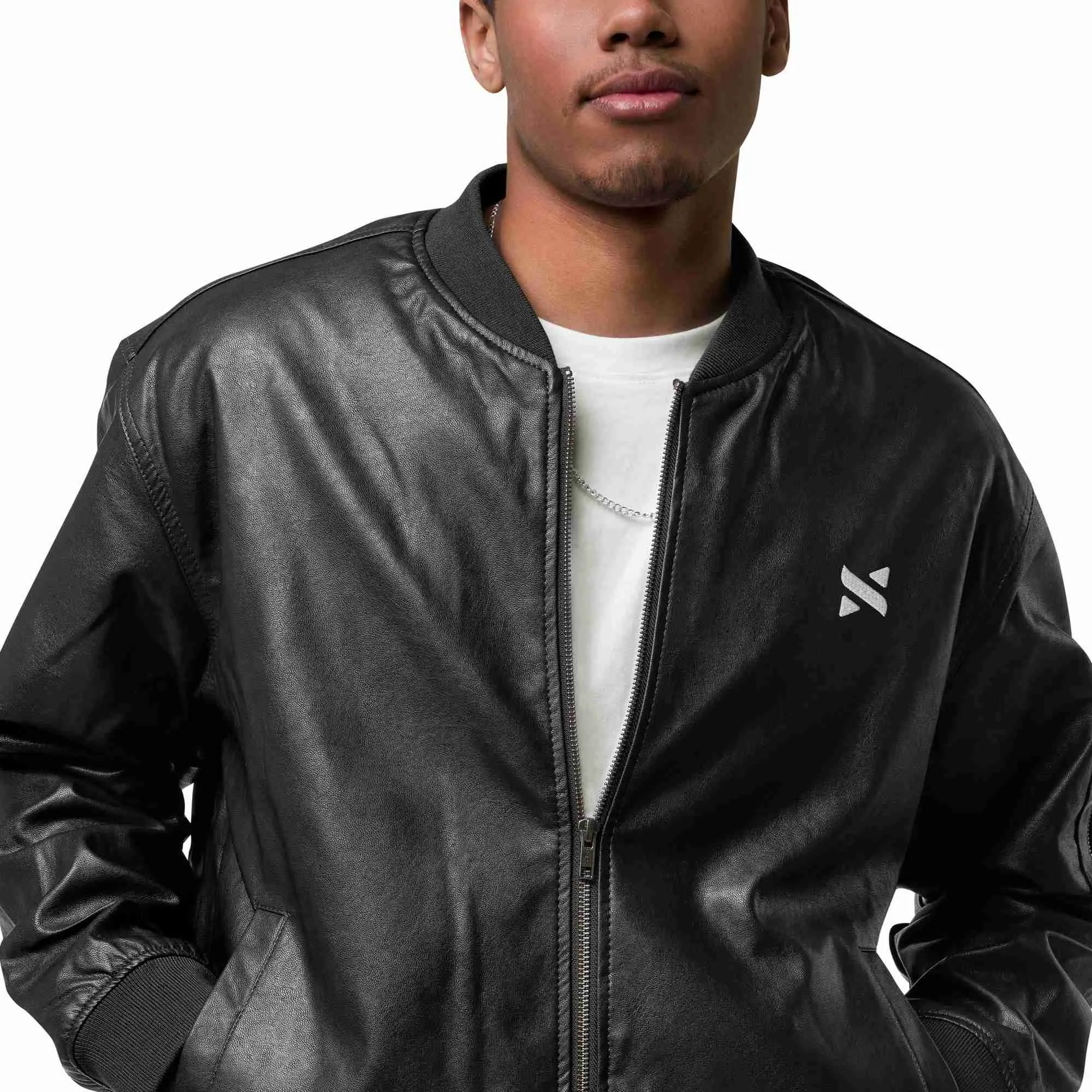 Giacca Bomber in Ecopelle - immagine 6